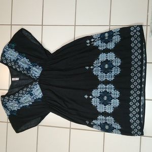 Xhilaration black Vneck mini dress